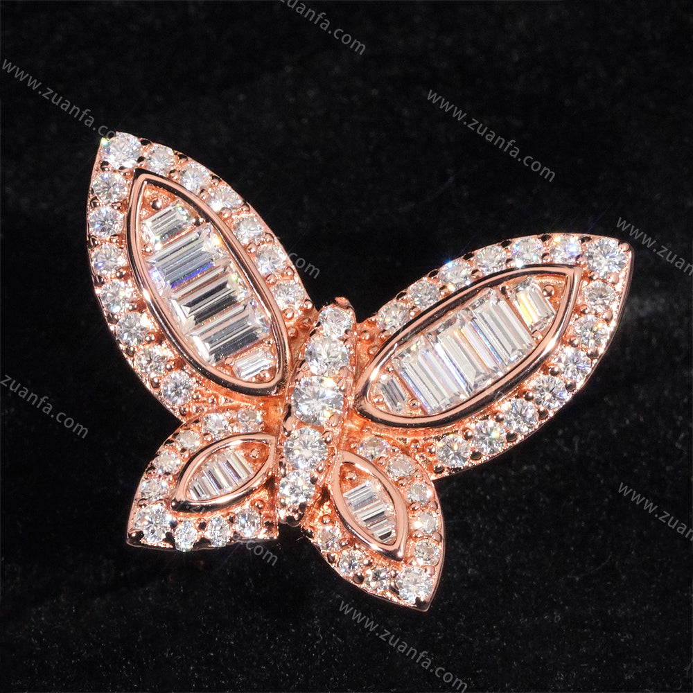 Butterfly Moissanite Women Ring