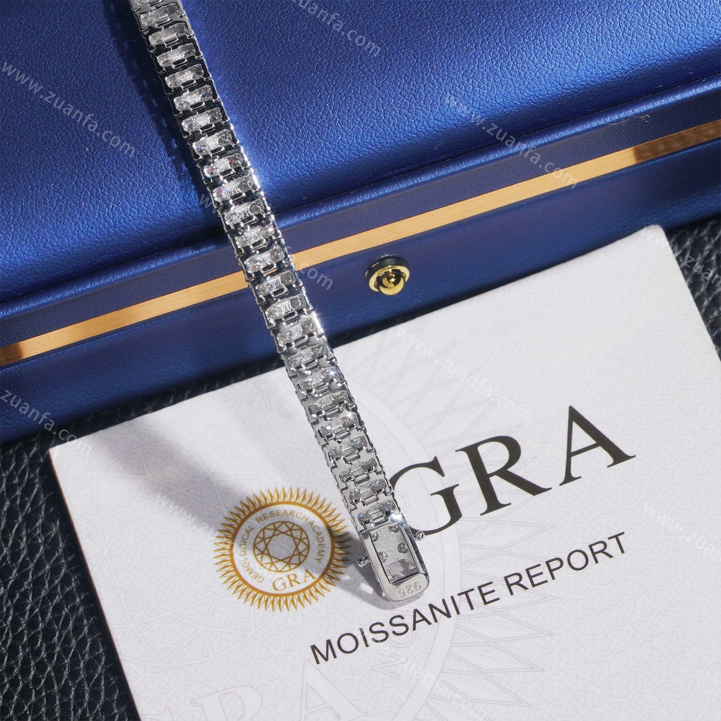 Two Row 6MM Width Moissanite Tennis Bracelet