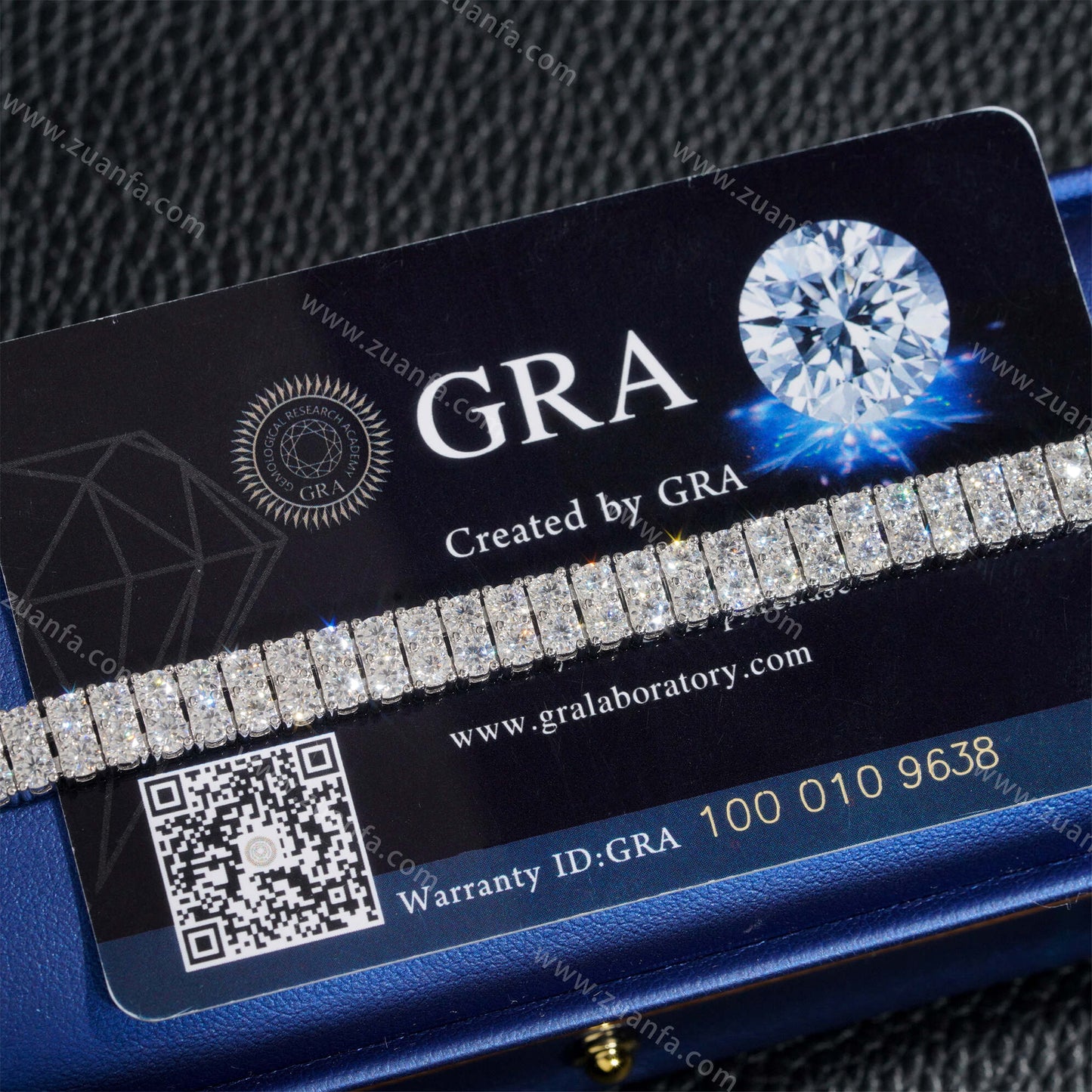 Two Row 6MM Width Moissanite Tennis Bracelet