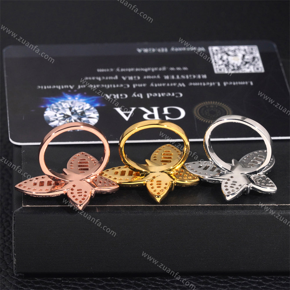Butterfly Moissanite Women Ring