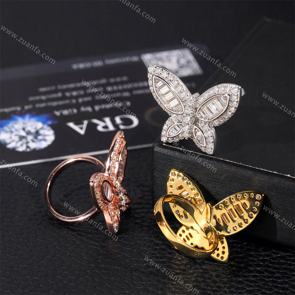 Butterfly Moissanite Women Ring