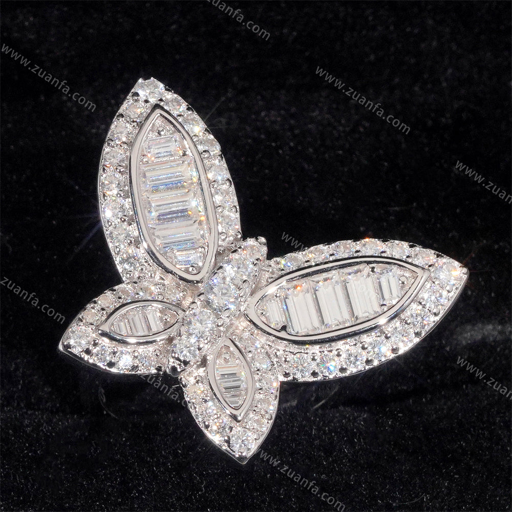 Butterfly Moissanite Women Ring