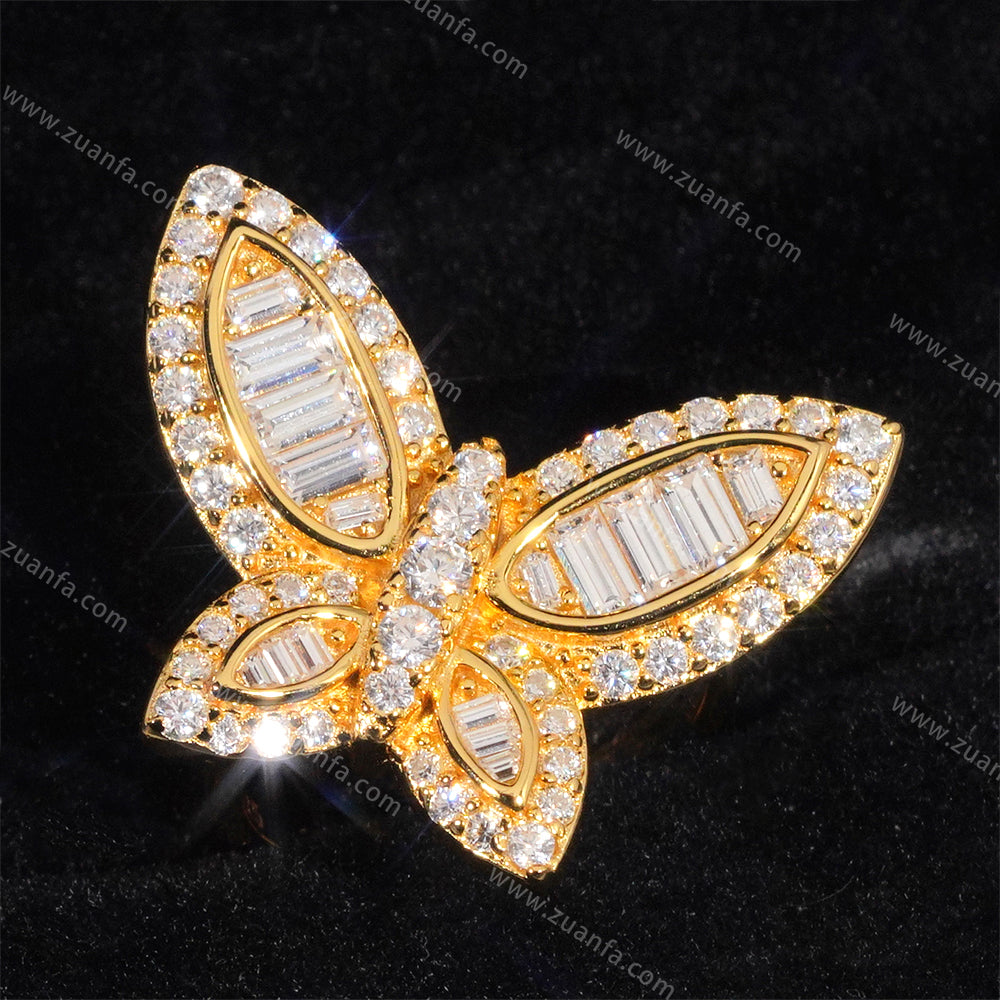 Butterfly Moissanite Women Ring