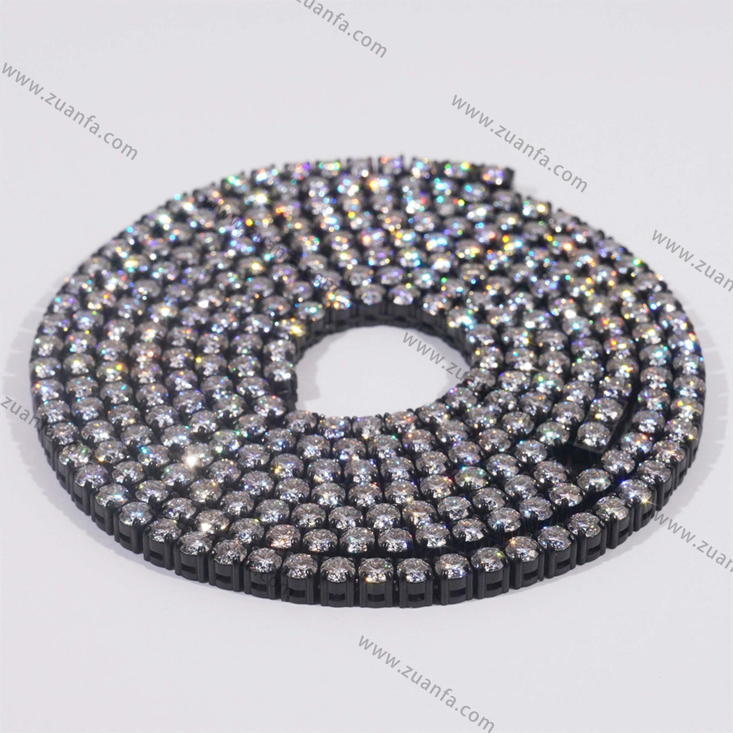 316L Stainless Steel 4mm Moissanite Tennis Chain