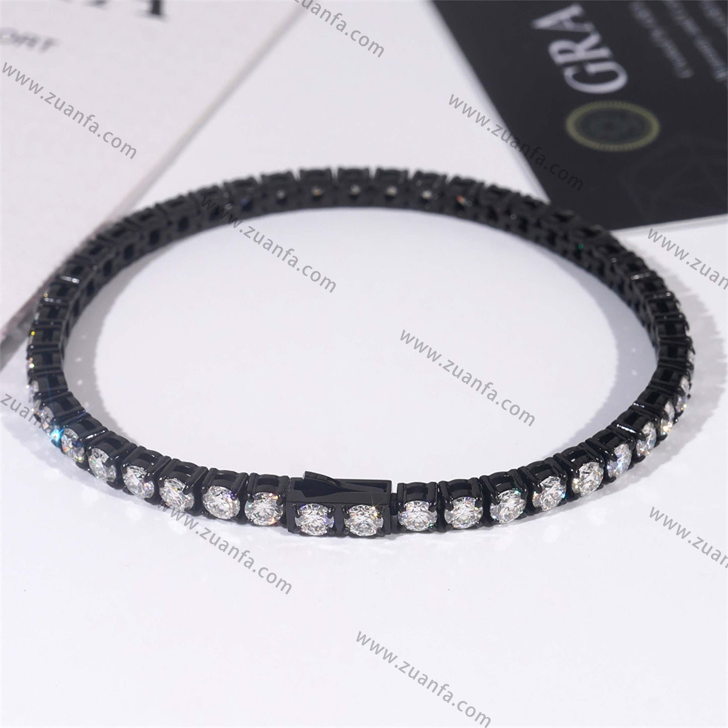 316L Stainless Steel 4mm Moissanite Tennis Chain