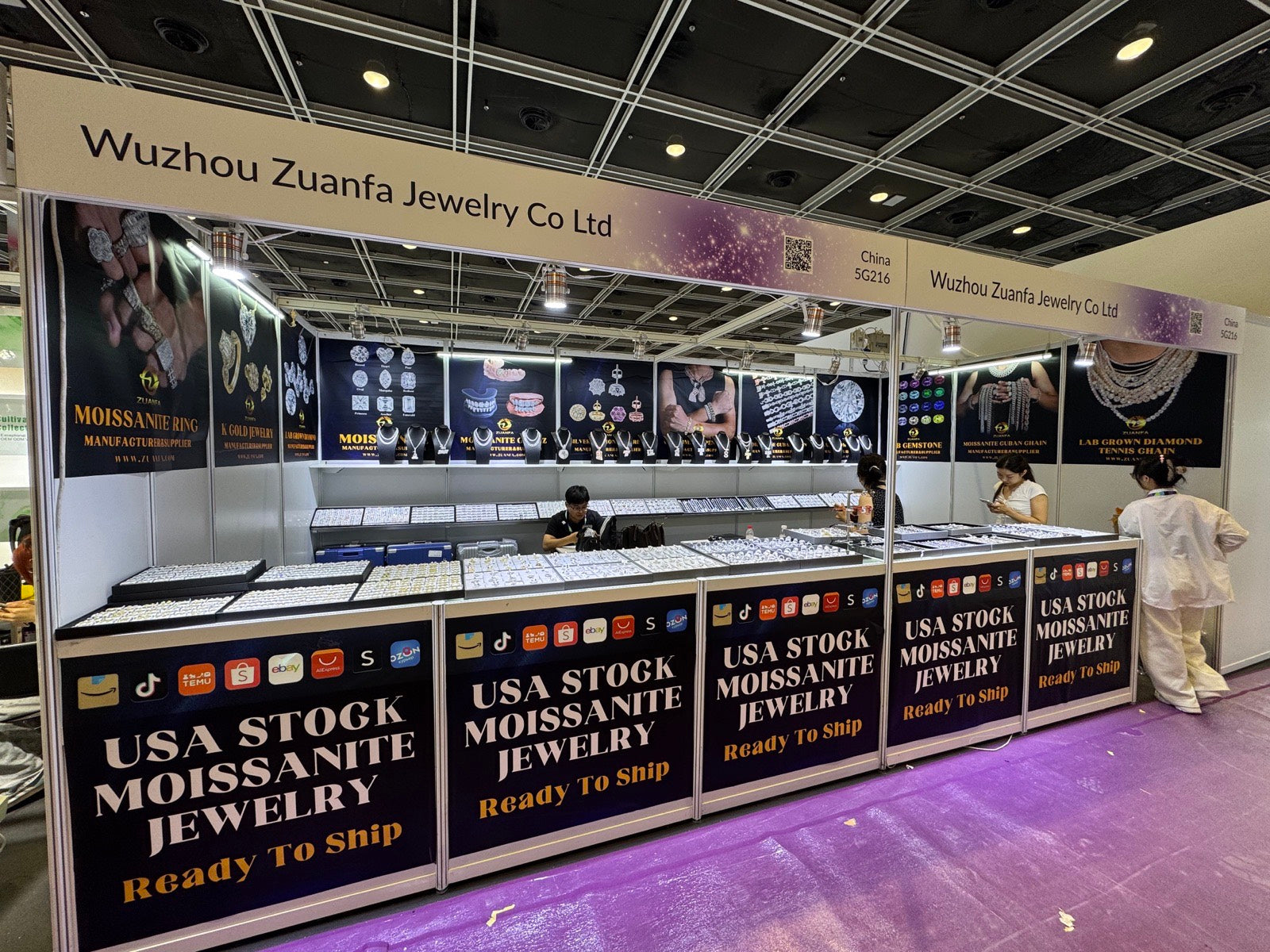 Zuanfa jewelry exhibition booth